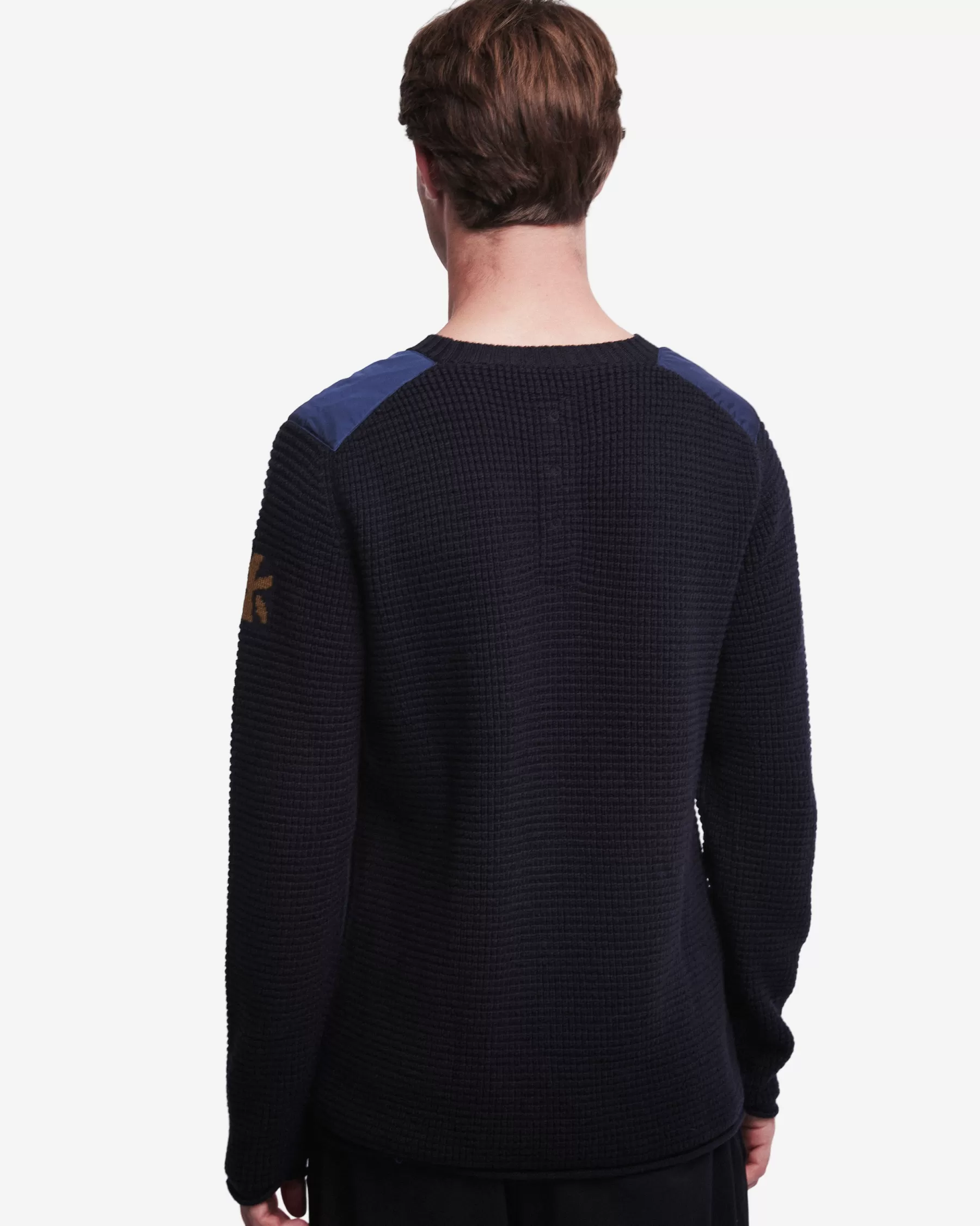 Premiata Maglia girocollo in lana con dettagli in nylon Clearance
