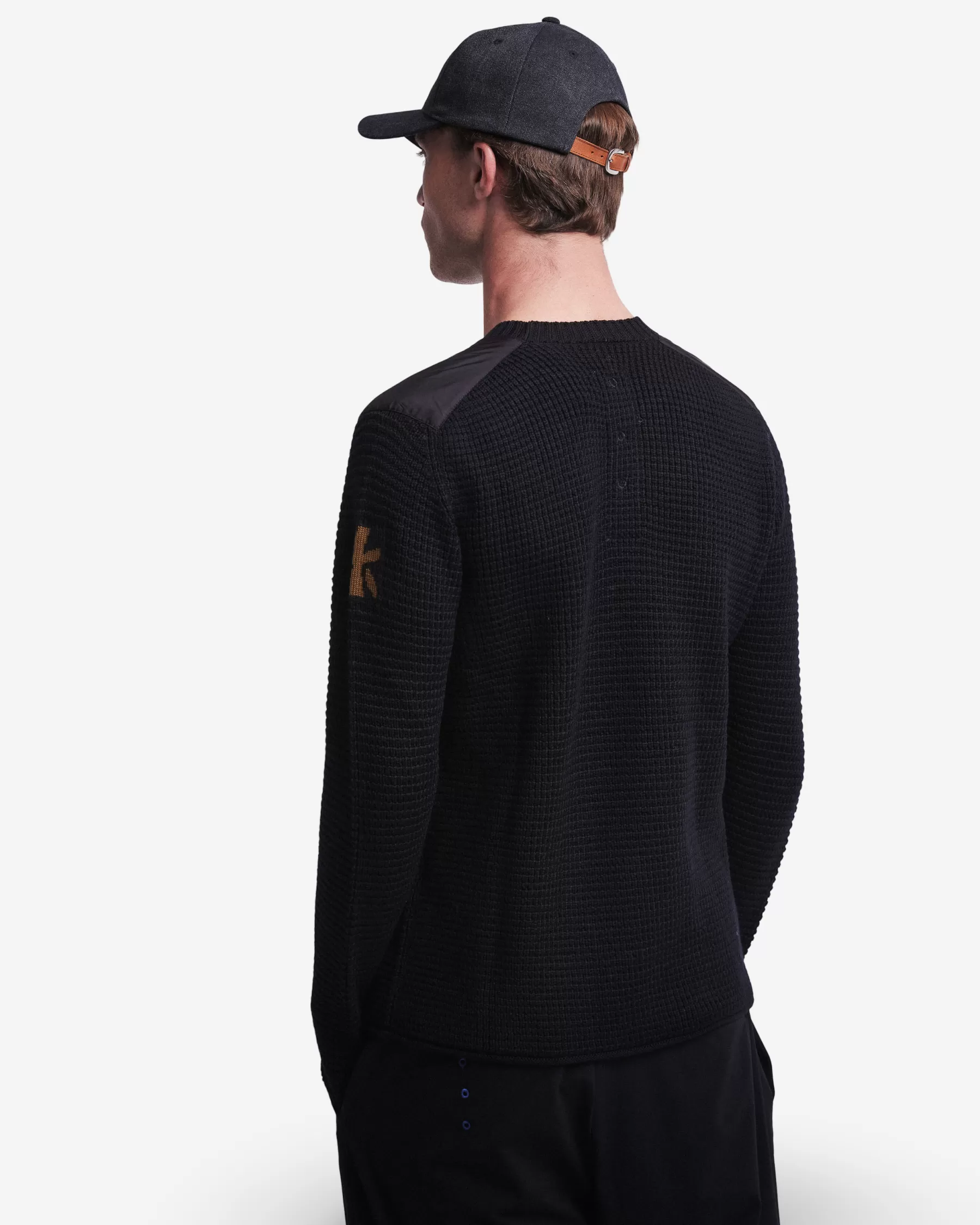 Premiata Maglia girocollo in lana con dettagli in nylon Sale
